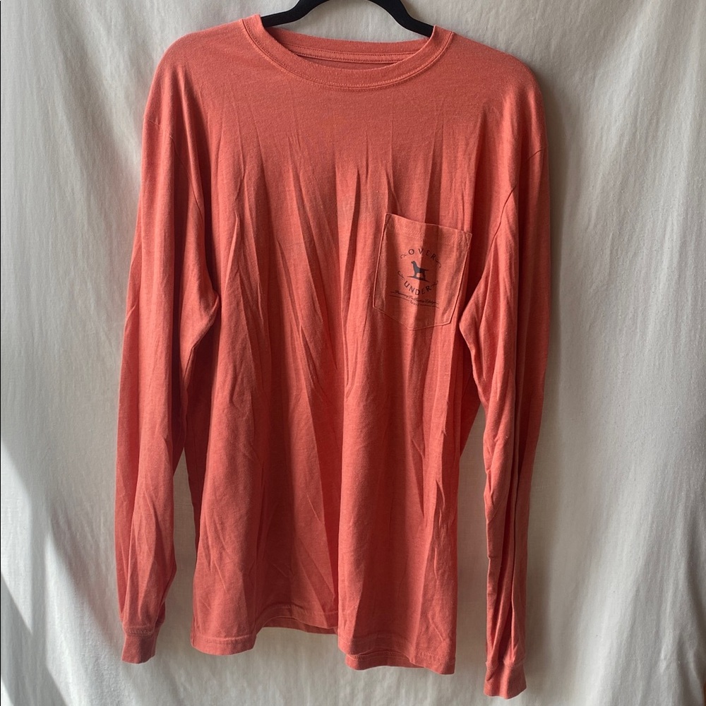 Over Under Coral Long Sleeve Graphic Tee
